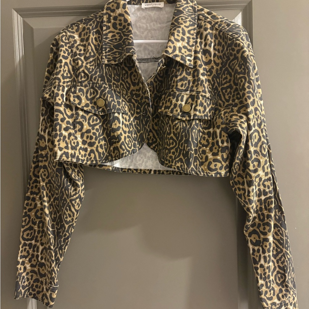 Vestique Animal Print Jacket